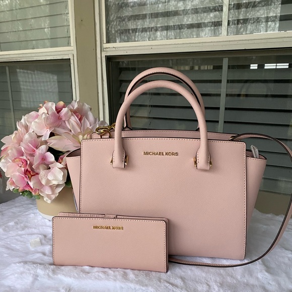 Michael Kors Handbags - MK Selma MD satchel & wallet